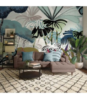 PANORAMIQUE KOMAR JOLLY JUNGLE L 350 X H 250 CM, 7 LES