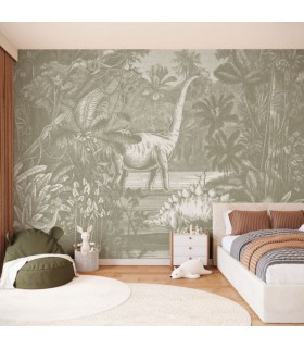 PANORAMIQUE KOMAR JURASSIC KINGD L 400 X H 250 CM, 8 LES