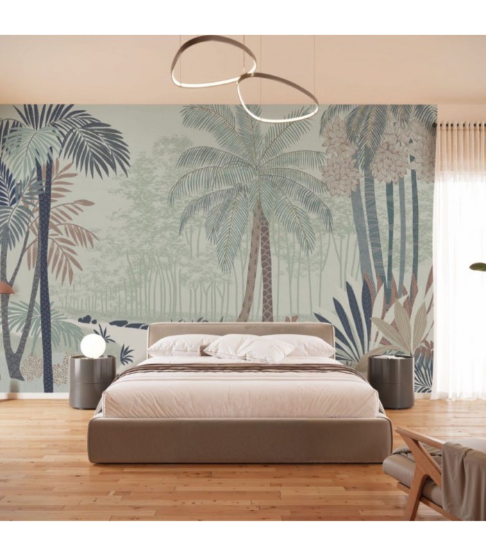 PANORAMIQUE KOMAR FLORA GLAUCUS L 400 X H 250 CM, 8 LES