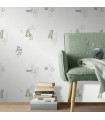 PP EXP FEUILLAGE VERT TAUPE