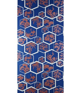 Papier Peint SHOUCHIKUBAI - REF 45-04 - CORE METALLISE FARROW&BALL