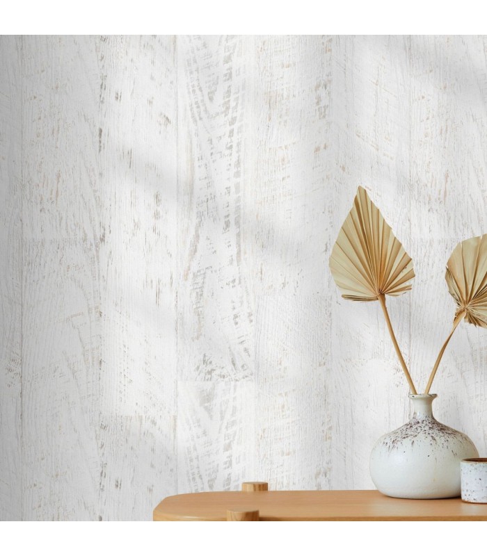 PAPIER PEINT BOIS BLANC