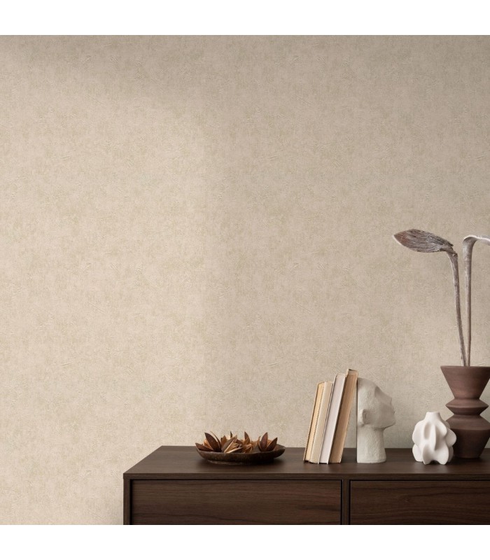 PAPIER PEINT UNI TAUPE