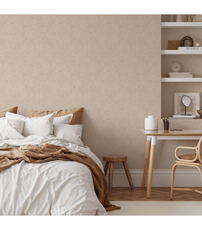 PAPIER PEINT UNI TAUPE