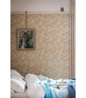 Papier Peint SHOUCHIKUBAI - REF 45-02 - CORE METALLISE FARROW&BALL