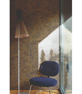 Papier Peint TOURBILLON - REF 48-09 - CORE METALLISE FARROW&BALL