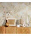 PP INT EXP FEUILLE PALME BEIGE