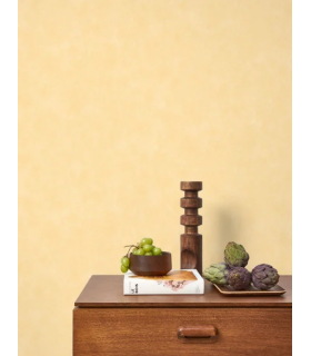 Papier peint VALLAURIS JAUNE CITRONNADE - Collection Échappée Belle - CASADECO - Réf.ECHA89852121