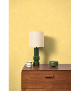 Papier peint VALLAURIS JAUNE SOLEIL - Collection Échappée Belle - CASADECO - Réf.ECHA89852303