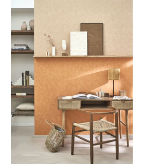Papier peint VALLAURIS TERRACOTTA - Collection Échappée Belle - CASADECO - Réf.ECHA89853535
