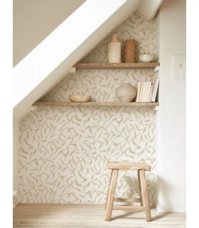 Papier peint  CLOS DES OLIVIERS FICELLE - ARDOISE - Collection Échappée Belle - CASADECO - Réf.ECHA89841122