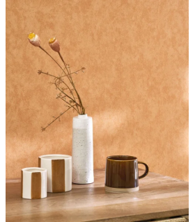 Papier peint VALLAURIS TERRACOTTA - Collection Échappée Belle - CASADECO - Réf.ECHA89853535