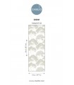 Papier Peint LA CIOTAT BLANC VERT KAKI - Collection AZUR - CASELIO - Réf. AZU105430725