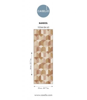 Papier Peint BANDOL TERRACOTA - Collection AZUR - CASELIO - Réf. AZU105448465