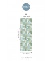 Papier Peint AIX VERT AQUA - Collection AZUR - CASELIO - Réf. AZU105467607