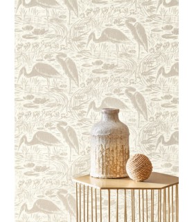 Papier peint EUPHRATE NATUREL - Collection Babylone - CASADECO - Ref. BBLN89731101