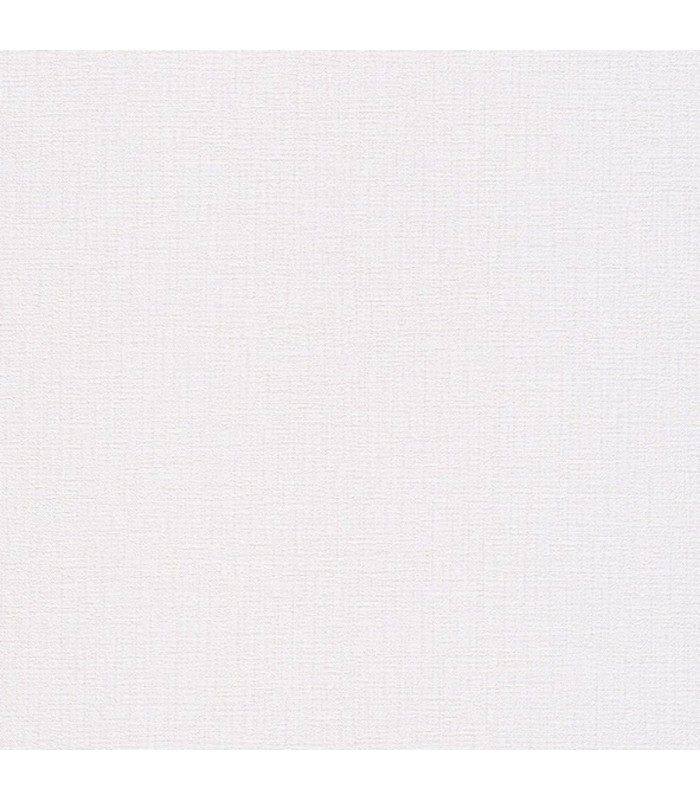 ERISMANN Papier Peint Vinyle Expansé sur Intissé Tweed Léger Blanc réf. 6432-01