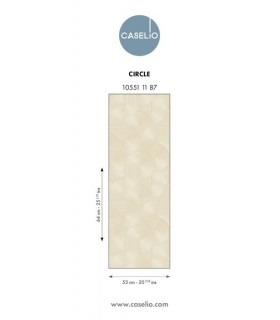 Papier Peint CIRCLE BEIGE - Collection GRAPHIC - CASELIO - Réf. GPC105511187