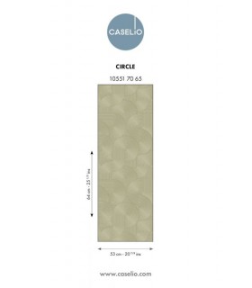 Papier Peint CIRCLE VERT KAKI - Collection GRAPHIC - CASELIO - Réf. GPC105517065