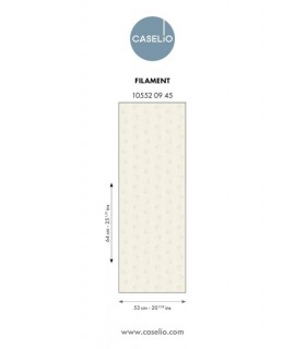 Papier Peint FILAMENT GRIS SOURIS ARGENT - Collection GRAPHIC - CASELIO - Réf. GPC105520945