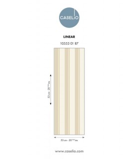 Papier Peint LINEAR BEIGE OR - Collection GRAPHIC - CASELIO - Réf. GPC105530187