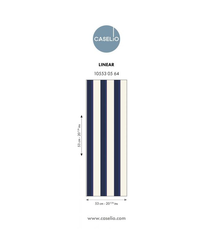 Papier Peint LINEAR BLEU AUBERGINE - Collection GRAPHIC - CASELIO - Réf. GPC105530564