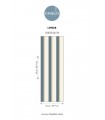 Papier Peint LINEAR BLEU - Collection GRAPHIC - CASELIO - Réf. GPC105530676