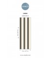 Papier Peint LINEAR NOIR CAMEL - Collection GRAPHIC - CASELIO - Réf. GPC105530941