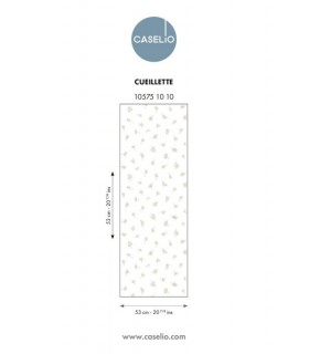 Papier Peint CUEILLETTE BEIGE - Collection LES MINIS MONDES - CASELIO - Réf. MNM105751010