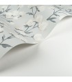 Papier Peint COTTON FLOWER BLEU ACIER - Collection SOLIFLORE - CASADECO - Réf. SOLI200296226