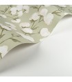 Papier Peint COTTON FLOWER VERT MOUSSE - Collection SOLIFLORE - CASADECO - Réf. SOLI200297202