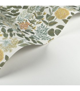 Papier Peint GARDEN FLOWERS ROSE / JAUNE - Collection SOLIFLORE - CASADECO - Réf. SOLI200314242