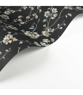 Papier Peint APPLE BLOSSOM ARDOISE - Collection SOLIFLORE - CASADECO - Réf. SOLI200329505