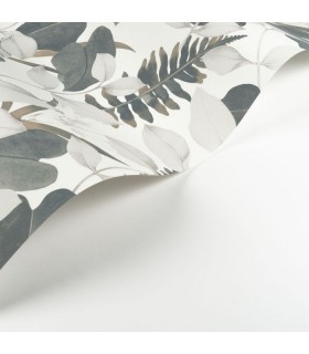 Papier Peint ROYAL LILY BLEU CENDRE - Collection SOLIFLORE - CASADECO - Réf. SOLI200266666