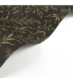 Papier Peint GRASS FIELD TABAC / ARDOISE - Collection SOLIFLORE - CASADECO - Réf. SOLI200289717