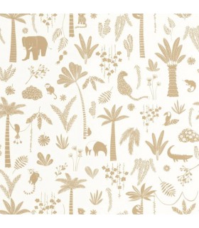 Papier Peint POETIC JUNGLE CAMEL - Collection ONCE UPON A TIME 2 - CASADECO - Réf. OUTD200762606