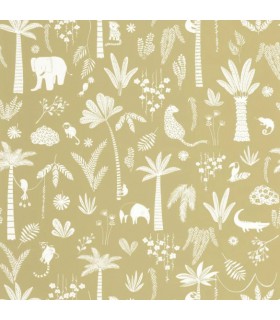 Papier Peint POETIC JUNGLE OLIVE - Collection ONCE UPON A TIME 2 - CASADECO - Réf. OUTD200767272