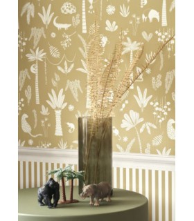 Papier Peint POETIC JUNGLE OLIVE - Collection ONCE UPON A TIME 2 - CASADECO - Réf. OUTD200767272