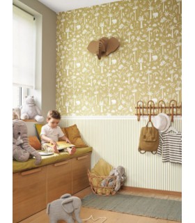 Papier Peint POETIC JUNGLE OLIVE - Collection ONCE UPON A TIME 2 - CASADECO - Réf. OUTD200767272