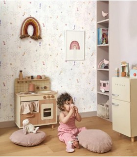 Papier Peint TROPICAL BIRDS PARME - Collection ONCE UPON A TIME 2 - CASADECO - Réf. OUTD200785775