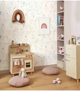 Papier Peint TROPICAL BIRDS PARME - Collection ONCE UPON A TIME 2 - CASADECO - Réf. OUTD200785775