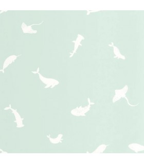 Papier Peint POETIC SEA BLEU DOUX - Collection ONCE UPON A TIME 2 - CASADECO - Réf. OUTD200806101