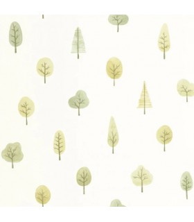 Papier Peint WALK IN THE PARK VERT FEUILLE - Collection ONCE UPON A TIME 2 - CASADECO - Réf. OUTD200867410