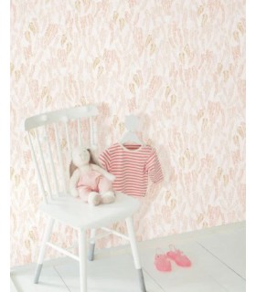 Papier Peint WALK IN THE JUNGLE ROSE BLUSH - Collection ONCE UPON A TIME 2 - CASADECO - Réf. OUTD200794343