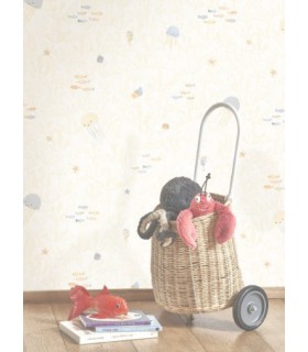 Papier Peint COMPANIONS OF THE SEA NATUREL - Collection ONCE UPON A TIME 2 - CASADECO - Réf. OUTD200811616