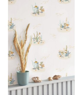 Papier Peint CORAL REEF VERT AQUA - Collection ONCE UPON A TIME 2 - CASADECO - Réf. OUTD200826404