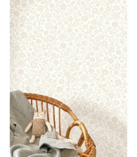 Papier Peint POETIC FLOWERS NATUREL - Collection ONCE UPON A TIME 2 - CASADECO - Réf. OUTD200831313