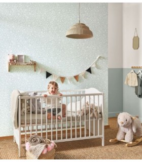 Papier Peint POETIC FLOWERS BLEU DOUX - Collection ONCE UPON A TIME 2 - CASADECO - Réf. OUTD200836442