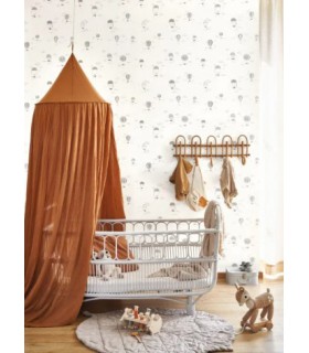 Papier Peint BALLOONS IN THE CLOUDS ANTHRACITE - Collection ONCE UPON A TIME 2 - CASADECO - Réf. OUTD200859808