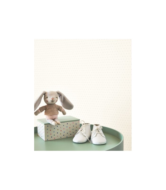 Papier Peint HAPPY DREAMS  POIS BEIGE - Collection ONCE UPON A TIME 2 - CASADECO - Réf. OUTD29791118